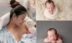 Hoa hậu Phạm Hương công khai dung mạo quý tử thứ hai, dân mạng nô nức chúc mừng