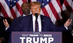 Liên tục thắng áp đảo ở bầu cử sơ bộ, ông Trump vẫn không thoát khỏi thế khó khi tranh cử