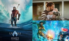 Siêu anh hùng Aquaman chính thức gia nhập hội ông bố bỉm sữa