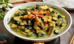 Công thức làm món ốc om chuối đậu, ăn là mê 
