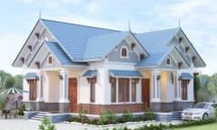 Mẫu biệt thự mini 2 tầng