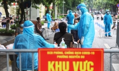 Trưa 21/8, Hà Nội ghi nhận thêm 21 ca mắc COVID-19, trong đó có 9 ca tại cộng đồng