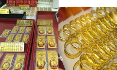 Giá vàng hôm nay mới nhất 12/12: Giá vàng đồng loạt lao dốc