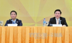 Họp báo thông tin kết quả Hội nghị liên Bộ trưởng Ngoại giao - Kinh tế APEC lần thứ 29