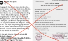 Bệnh viện Nhi đồng 1 TP.HCM cảnh báo nạn giả mạo giấy kêu gọi từ thiện 