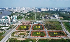 Lên kế hoạch đấu giá lại 4 lô đất bị bỏ cọc tại Thủ Thiêm