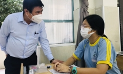 Thi tốt nghiệp THPT năm 2021: Chủ tịch UBND TP.HCM Nguyễn Thành Phong kiểm tra công tác thi