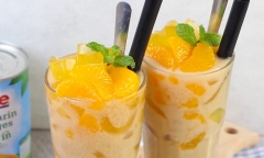 Trà sữa thạch cam chua ngọt thanh mát cho ngày hè