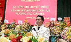 Tân Giám đốc Công an tỉnh Đắk Nông vừa được bổ nhiệm là ai?