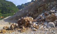 Sập mỏ đá khiến 2 người tử vong tại Hà Giang