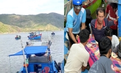Một ngư dân gặp nạn, tử vong trên bờ biển Quy Nhơn
