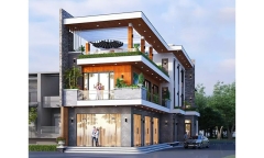 Mẫu thiết kế nhà ở kết hợp kinh doanh