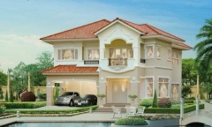 Gợi ý mẫu nhà vuông 2 tầng đẹp