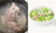 Lấy nước luộc thịt nấu canh có tốt không?