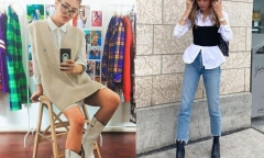 Cách phối đồ với áo sơ mi oversize nữ