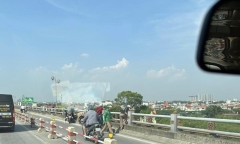 CSGT Hà Nội bác thông tin vụ tai nạn 1 người rơi khỏi cầu Thanh Trì tử vong