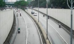 Cấm lưu thông một chiều hầm Kim Liên 30 ngày để sửa chữa