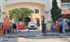 Phong tỏa công trường xây dựng bệnh viện Đa khoa Hà Đông vì có 4 ca nghi nhiễm COVID-19