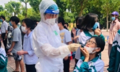 Hải Dương: Hơn 10.000 học sinh tạm dừng đến trường vì xuất hiện 9 ca dương tính COVID-19