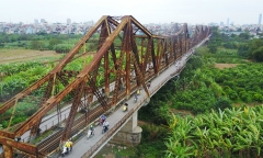 Cấm xe trên cầu Long Biên từ ngày 1/11
