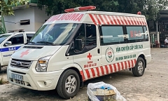 Bình Thuận: Phát hiện trường hợp xe cấp cứu chở người trái phép từ TP.HCM