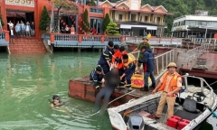 Tìm thấy thi thể thanh niên rơi xuống lòng hồ Hòa Bình khi đi dự đám cưới