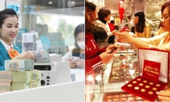 Có 100 triệu đồng cất trong két, nên gửi tiết kiệm hay mua vàng ngày vía Thần Tài để sinh lời?