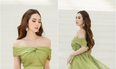 Phan Minh Huyền đẹp tựa tiên nữ, khoe nhan sắc ngọt ngào