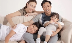 Cường Đô La khoe loạt ảnh gia đình hạnh phúc, diện mạo Subeo gây chú ý
