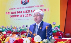 346 đại biểu tham dự Đại hội Đảng bộ MTTQ, các đoàn thể Trung ương lần thứ I