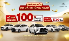 Cơ hội cuối cùng để sở hữu xe Toyota với ưu đãi 100% lệ phí trước bạ