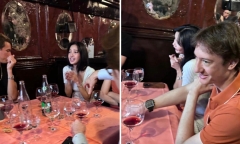 Lisa dùng bữa vui vẻ với gia đình bạn trai tỷ phú tại Paris