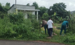 Điều tra nghi án người phụ nữ bị quấn chặt, bốc cháy trong nhà tắm ở Bình Phước
