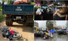 Tin tức tai nạn giao thông mới nhất ngày 3/10: Xe đạp điện va chạm xe tải, hai chị em thương vong