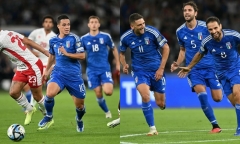 Kết quả vòng loại EURO 2024: Italia giành chiến thắng đậm, Đan Mạch thắng thuyết phục trước Kazakhstan