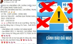 Hàng loạt Facebook giả mạo giao bán bằng giả, bộ GD&ĐT giới thiệu fanpage chính thức