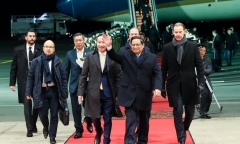 Thủ tướng Phạm Minh Chính bắt đầu thăm chính thức Luxembourg