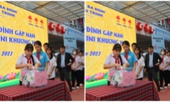 Thầy trò trường học một quận Hà Nội ủng hộ nạn nhân vụ cháy hơn 1,1 tỷ đồng