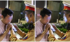 Hà Nội: Trưởng công an phường ở quận Cầu Giấy vi phạm nồng độ cồn