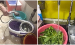 Nước sạch trở lại sau bao ngày 