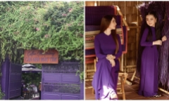 Cận cảnh căn nhà màu 