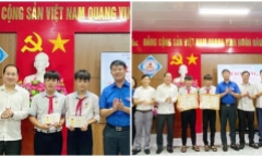 Tuyên dương 2 học sinh ở Hà Tĩnh dũng cảm cứu người đuối nước