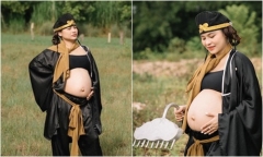 Mẹ bầu 7 tháng hóa thân thành Trư Bát Giới, dân mạng bật cười vì quá hài hước