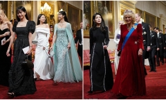 Yến tiệc của Hoàng gia Anh dành cho Hàn Quốc: Đệ nhất phu nhân nổi bật, BLACKPINK bùng nổ visual đỉnh cao