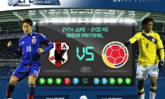 Dự đoán tỷ số trận Nhật Bản đấu với Colombia 03h (25/6)