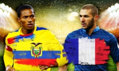 Dự đoán tỷ số trận Pháp đấu với Ecuador 03h ngày 26/6