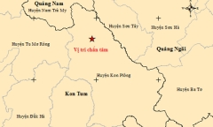 Liên tiếp xảy ra 7 trận động đất ở Kon Tum trong ngày 1/9