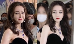 Địch Lệ Nhiệt Ba lộ da chảy xệ, nhiều nếp nhăn trong loạt ảnh chưa chỉnh sửa