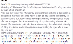 Cô giáo tố cáo vụ chùa Bồ Đề bị dọa 