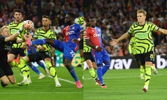 Chơi thiếu người, Arsenal vất vả giành chiến thắng trước Crystal Palace